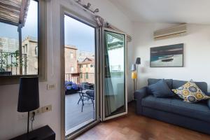 A seating area at Navona penthouse