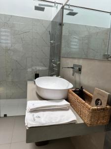 Kopalnica v nastanitvi Hotel Heladiv
