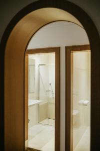 A bathroom at Pension Baranekhof - accommodation in nature - Baranek Resorts