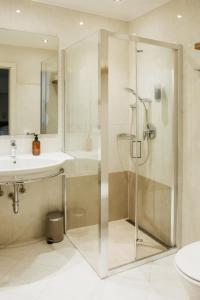 A bathroom at Pension Baranekhof - accommodation in nature - Baranek Resorts