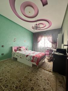 Cama o camas de una habitación en Dacia vue sur mer