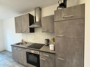 Dapur atau dapur kecil di Wohnung in Brookmerland - Nähe der Nordsee