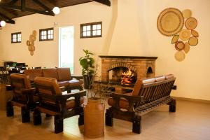 Posezení v ubytování Matiz Igaratá Resort, Spa e Eventos