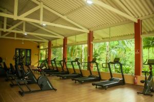 Fitness centrum a/nebo fitness zařízení v ubytování Matiz Igaratá Resort, Spa e Eventos