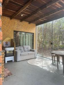 Zona de estar de Casa Águia Dourada