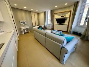 Televízia a/alebo spoločenská miestnosť v ubytovaní Interno 5 B&B