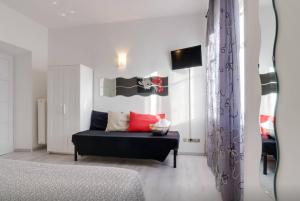 TV a/nebo společenská místnost v ubytování B&B Margot