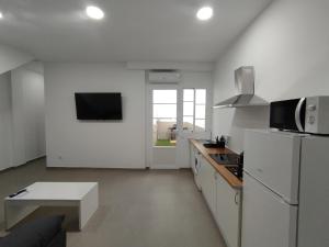 Kuchyň nebo kuchyňský kout v ubytování Apartamentos Lucia Algodonales