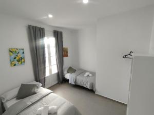 Postel nebo postele na pokoji v ubytování Apartamentos Lucia Algodonales