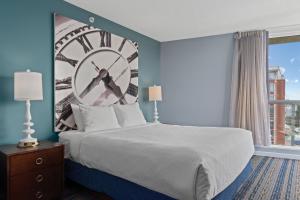 Postel nebo postele na pokoji v ubytování WorldMark Victoria