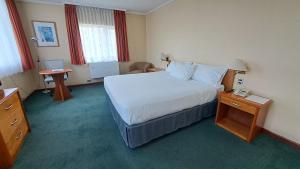 Postel nebo postele na pokoji v ubytování Hotel Diego De Almagro Talca