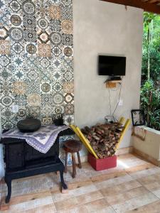Televisyen dan/atau pusat hiburan di casa dos klein