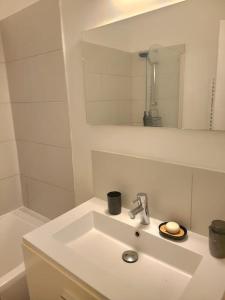 Koupelna v ubytování Nord de Paris pantin f2 terrasse