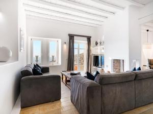 Χώρος καθιστικού στο Villa in Mykonos near Agrari Beach