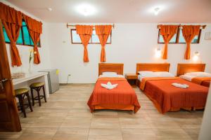 Postel nebo postele na pokoji v ubytování Suites en el Centro