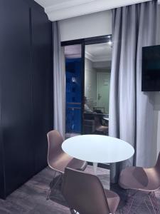 TV o dispositivi per l'intrattenimento presso Flat Higienópolis Com Varanda