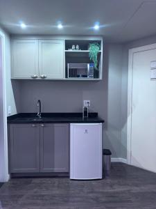 Cucina o angolo cottura di Flat Higienópolis Com Varanda
