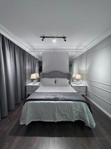 Letto o letti in una camera di Flat Higienópolis Com Varanda