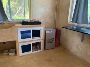 Kuchyň nebo kuchyňský kout v ubytování Pandu vocation apartment