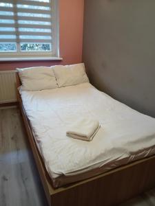 Postel nebo postele na pokoji v ubytování Dom Brama Mazur