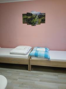 Postel nebo postele na pokoji v ubytování Dom Brama Mazur