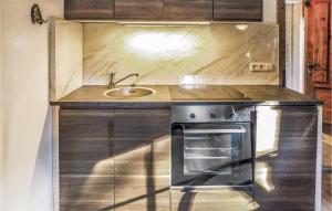 A kitchen or kitchenette at Erholsames Ferienhaus Pillberg