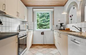 Kuchyň nebo kuchyňský kout v ubytování Beautiful Home In Ulfborg With Sauna