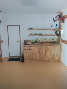 Kuchyň nebo kuchyňský kout v ubytování Healing hanok in Otgol village