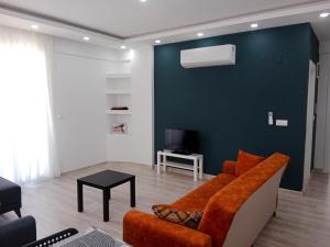 Χώρος καθιστικού στο DALAMAN YİĞİT APART TATİL EVLERi