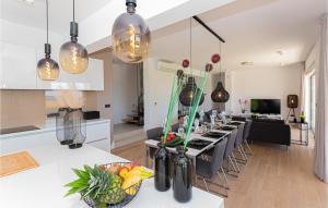 TV a/nebo společenská místnost v ubytování Pet Friendly Home In Tribunj