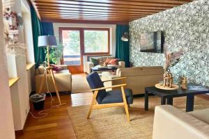 Χώρος καθιστικού στο Chalet Alber
