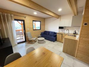 Dapur atau dapur kecil di Domki hopSolina