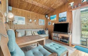 TV a/nebo společenská místnost v ubytování 3 Bedroom Awesome Home In Rødvig Stevns