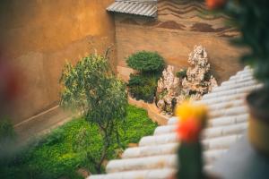 Shaxi Upstay外面的花园
