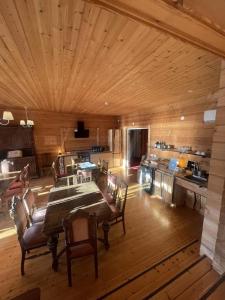 A kitchen or kitchenette at Hotel Breiddalsvik