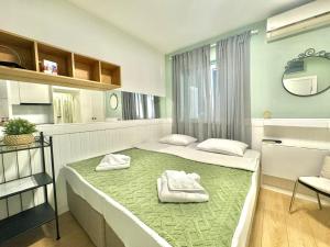 Postel nebo postele na pokoji v ubytování Apartmani Terminal