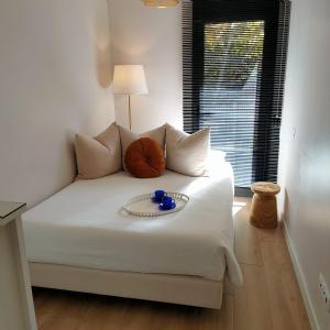 Posteľ alebo postele v izbe v ubytovaní Mediterranean Barcelona Apartments