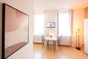 Μια τηλεόραση ή/και κέντρο ψυχαγωγίας στο Galilei Apartment 1