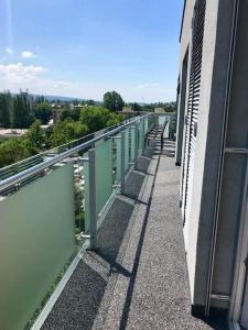 Balkón alebo terasa v ubytovaní Apartmán Zmeko Centrum Piešťany