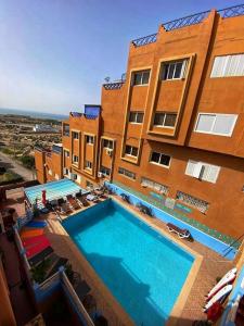 Bazén v ubytování Terrasseplage Appartement 2 chambre N3 nebo v jeho okolí