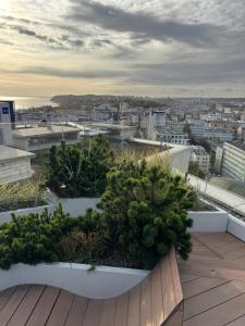 a view of a city from the roof of a building at Modern Vero Apartments Portova in Gdynia