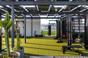 Fitness centrum a/nebo fitness zařízení v ubytování The Diamond Dune - Upscale 3 Level 4BR Terrace Santa Monica