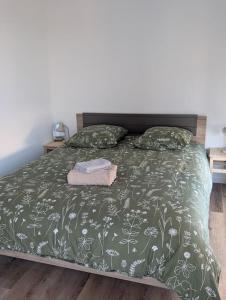 Ένα ή περισσότερα κρεβάτια σε δωμάτιο στο Appartement moderne avec terrasse et vue panoramique