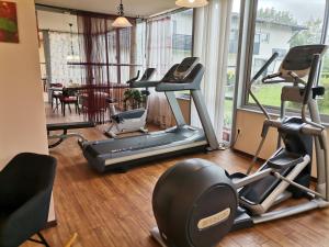 Posilňovňa alebo fitness centrum v ubytovaní Hotel Al Faro Lodge am See