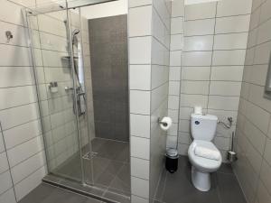 Koupelna v ubytování CENTER rooms