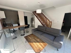 Posezení v ubytování Mini Villa T3 duplex