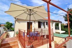 Balkón nebo terasa v ubytování Apartment Bujas