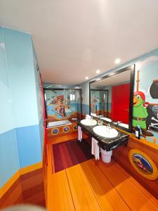 Biliár nebo kulečník v ubytování Hotel Magic Fantasy
