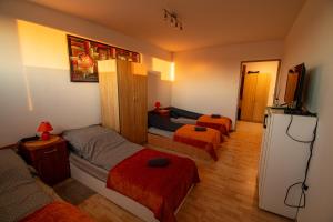 TV a/nebo společenská místnost v ubytování Cozy Apartment Reja