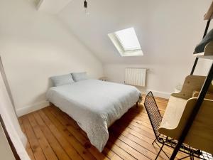 Postel nebo postele na pokoji v ubytování Maison 43